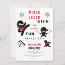 Search for ninja birthday invitations Kick up some fun