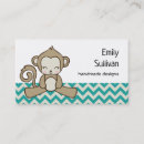 Search for monkey business cards Cute
