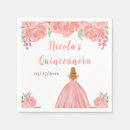 Search for quinceanera napkins Blush pink