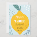 Search for lemon birthday invitations Cute