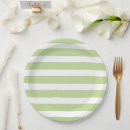 Search for green and white striped plates Pattern