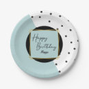 Search for blue and white polka dots plates For her