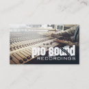 Search for music studio business cards Professional
