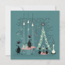 Search for cat holiday cards Retro