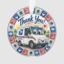 Search for mail carrier ornaments Postal