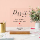 Search for dessert bar signs Take a treat