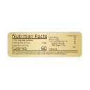 Search for nutrition labels Honey
