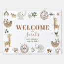Search for safari baby shower welcome signs Gender neutral