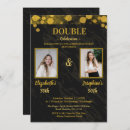 Search for 2 photo invitations Double celebration