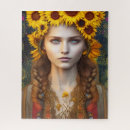 Search for ukrainian puzzles Sunflowers