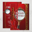 Search for murder mystery dinner invitations Magnifying glass