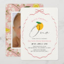 Search for lemon 1st birthday invitations Cute