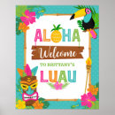 Search for hawaiian luau posters Watercolor