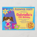 Search for pizza and pajamas party invitations Slumber