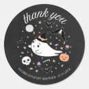 Search for halloween thank you stickers Halloween baby shower