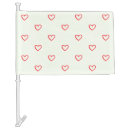 Search for valentines day car flags Heart pattern