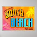 Search for vintage miami posters Ocean drive