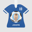 Search for soccer jersey ornaments Blue