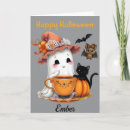 Search for cat halloween cards Trick or treat