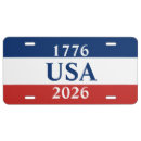 Search for red white and blue license plates Patriotic