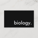 Search for biology business cards Modern