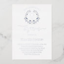 Search for blue and silver invitations Winter