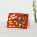 Search for superhero birthday cards blue