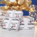 Search for volleyball wrapping paper Team