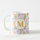 Search for spring mugs Your monogram initial letter