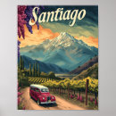 Search for chile vintage travel posters Illustration