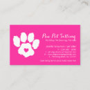 Search for pet business cards Social media