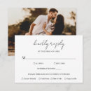 Search for photo rsvp cards Black and white