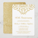 Search for 40th wedding anniversary invitations Vintage