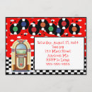 Search for rock and roll birthday invitations Fifties
