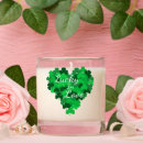 Search for irish wedding candles Shamrock