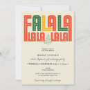 Search for fa la la la la invitations Festive