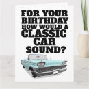 Search for funny car jokes cards For him