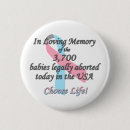 Search for pro life buttons Anti abortion