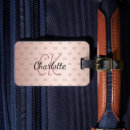 Search for gold luggage tags Girly