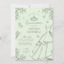Search for sage green quinceanera invitations Modern