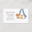 Search for dog walking business cards Animal care