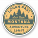 Search for made in montana stickers Glacier national park