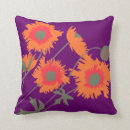 Search for purple and green pillows Flower