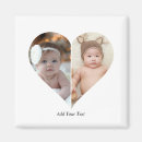 Search for heart shaped photo magnets Black and white