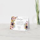 Search for sunflower wedding thank you cards Burgundy