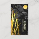 Search for bamboo business cards Black