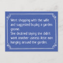 Search for funny garden quotes postcards Joke