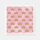 Search for crown napkins Pink
