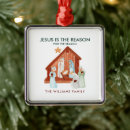 Search for jesus reason for the season ornaments Manger