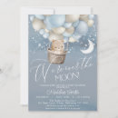 Search for over the moon baby boy shower invitations Stars